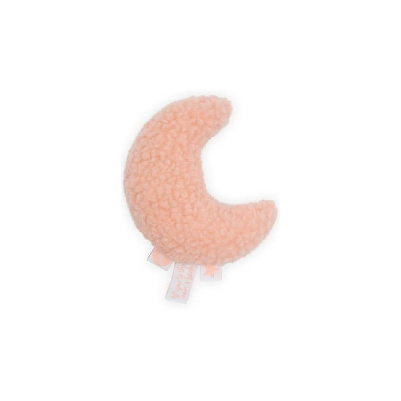 Hochet Moon Pale Pink : chezlescanailles