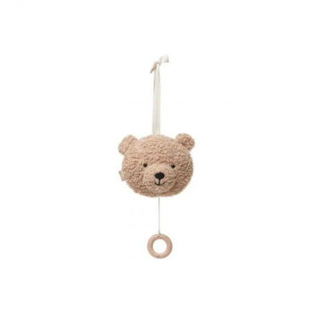 Peluche musicale teddy biscuit : chezlescanailles