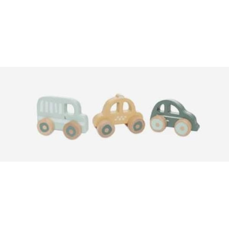 Voitures en bois - Lot de 3 : chezlescanailles