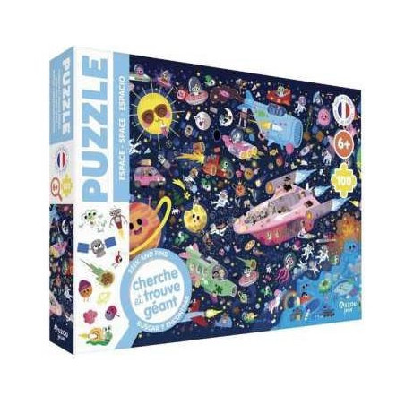 Puzzle cherche et trouve géant - Espace : chezlescanailles