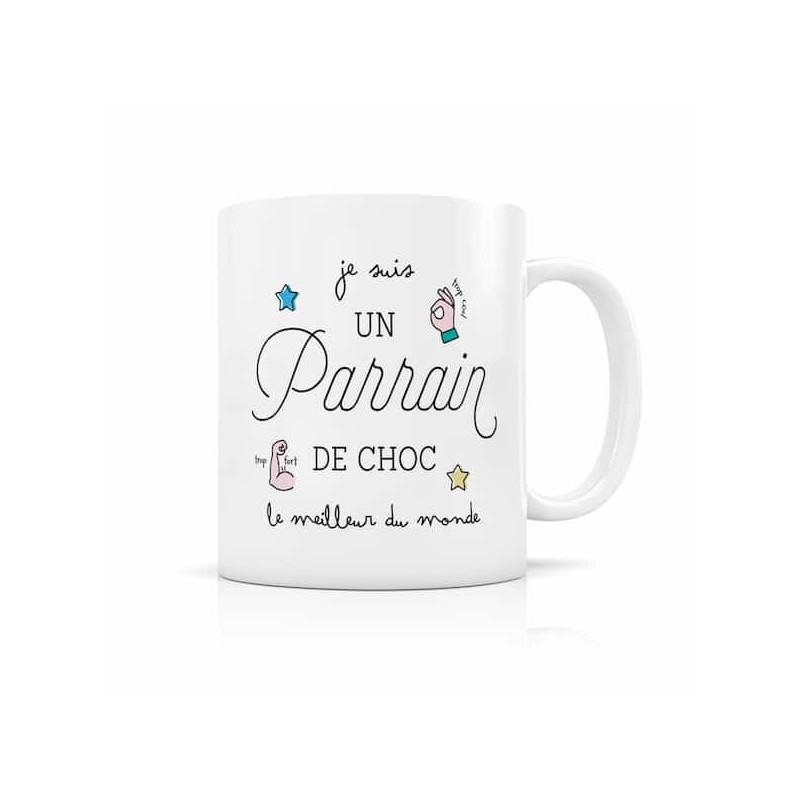 Mug - Parrain de choc: chezlescanailles Mug - Parrain de choc: chezlescanailles