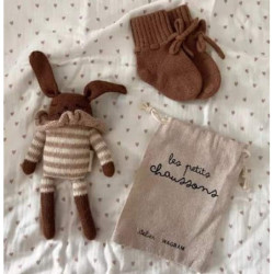 Chaussons mérinos - caramel : chezlescanailles 