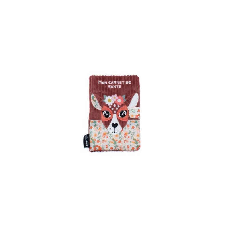 Protège carnet de santé Biche bébé - Les Déglingos : chezlescanailles
