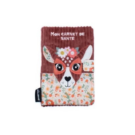 Protège carnet de santé Biche bébé - Les Déglingos : chezlescanailles