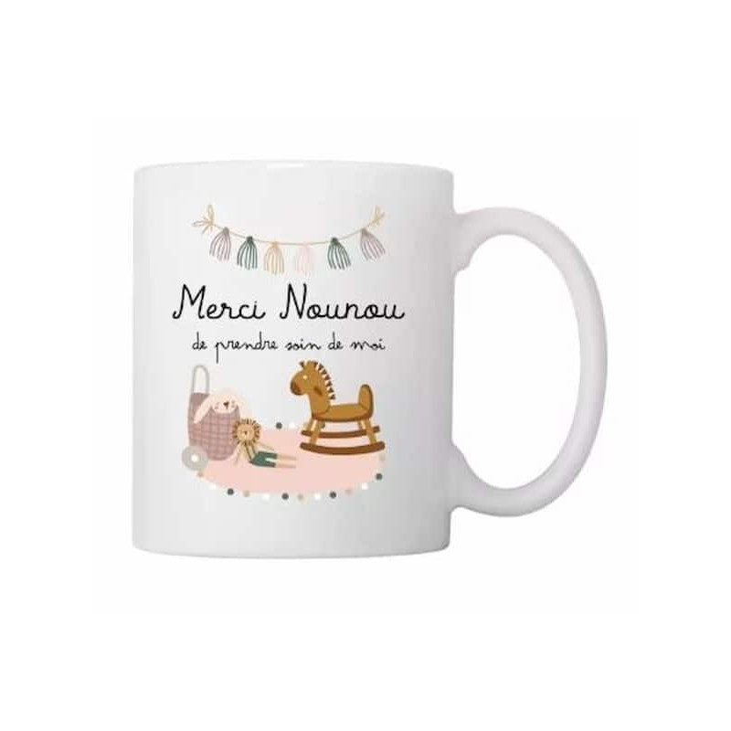 Mug Merci Nounou : chezlescanailles