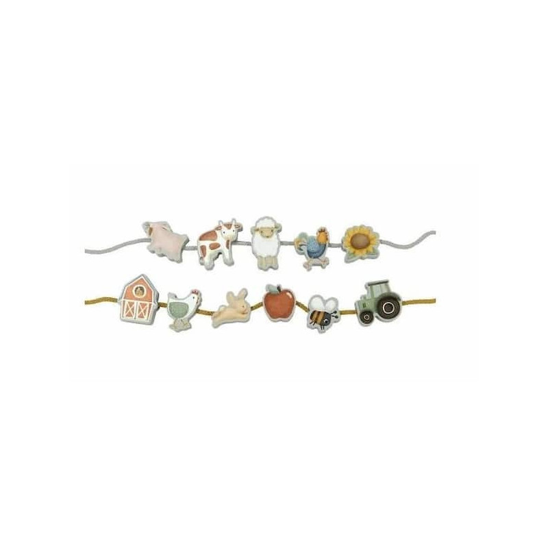 Perles à enfiler - Litlle farm : chezlescanailles