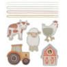 Cartes à lacer - Little farm : chezlescanailles