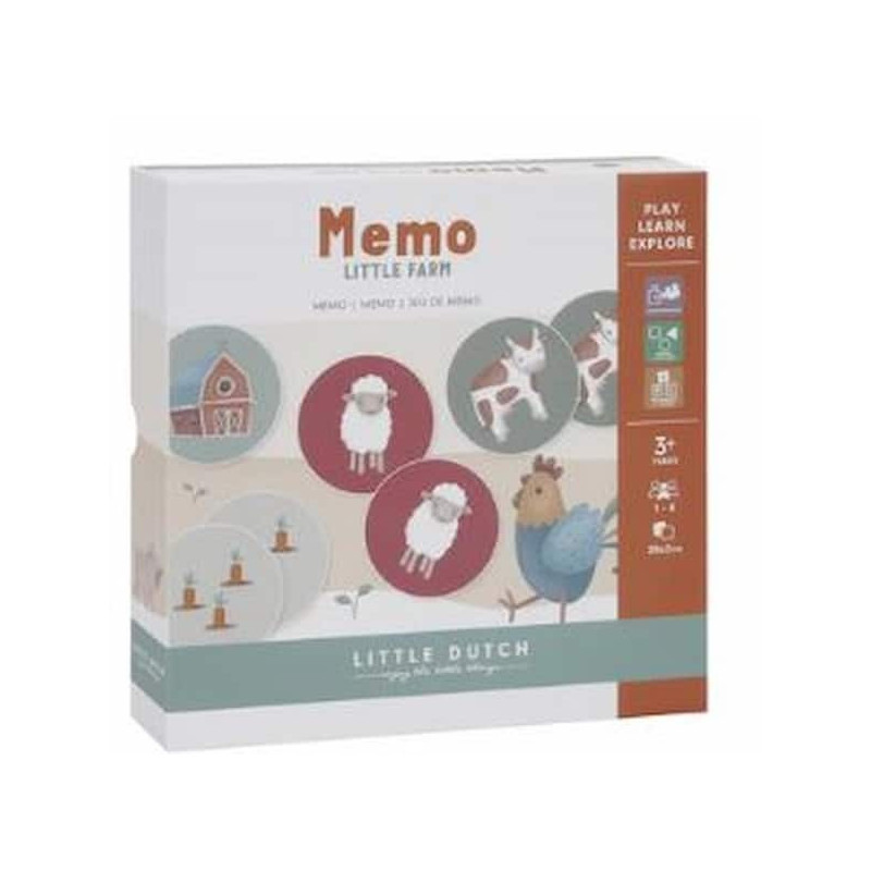 Jeu de mémo - Little farm : chezlescanailles