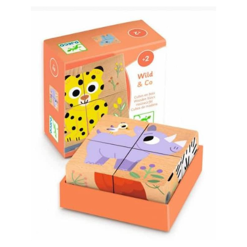 Wild et Co - Cubes en bois : chezlescanailles