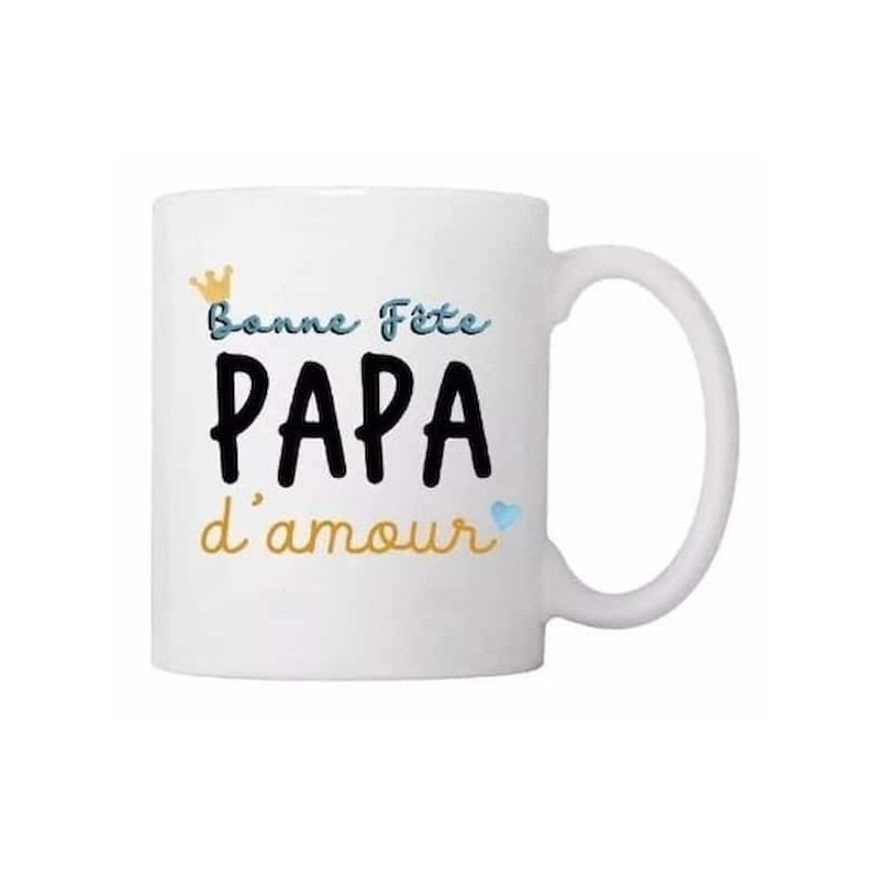 Mug - Bonne fete papa damour : chezlescanailles