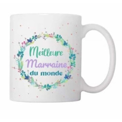 Mug - Meilleur Marraine du monde : chezlescanailles