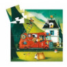 Le camion de pompier - puzzle : chezlescanailles