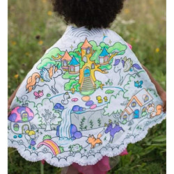 Cape coloriage fille : chezlescanailles