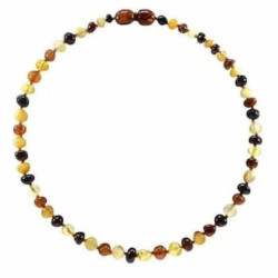 Collier ambre bebe - Multi : chezlescanailles
