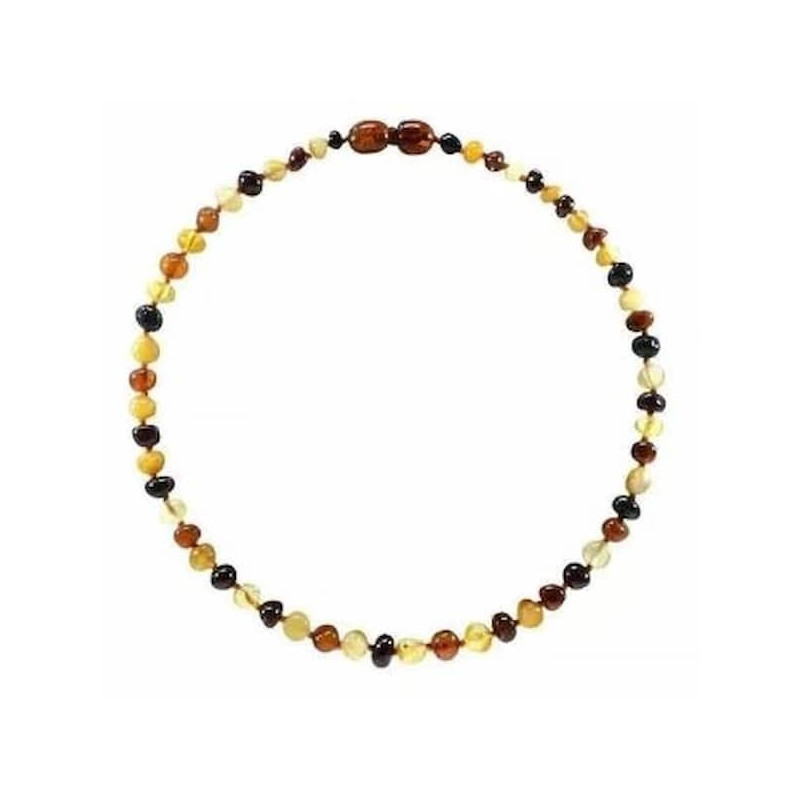 Collier ambre bebe - Multi : chezlescanailles
