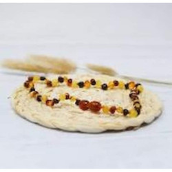 Collier ambre bebe - Multi : chezlescanailles