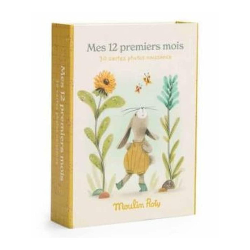 Cartes Mes 12 premiers mois Trois petits lapins : chezlescanailles Cartes Mes 12 premiers mois Trois petits lapins : chezlescanailles
