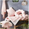 Couverture  peluche rose blush : chezlescanailles