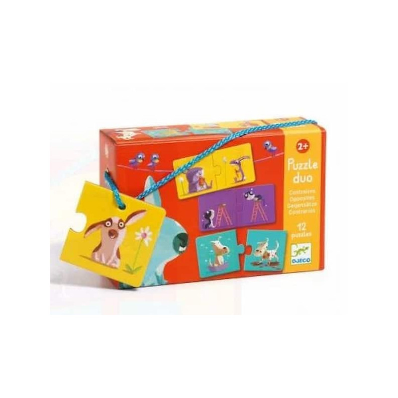 Puzzle duo - Contraires  : chezlescanailles