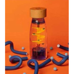 Bouteille sensoriel - spiral bleu : chezlescanailles