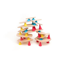 Jouet de construction ducatif en bois - Piks Medium Kit-chezlescanailles