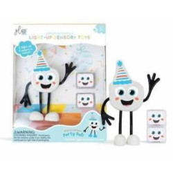 Personnage + 2 cubes lumineux - Blanc : chezlescanailles