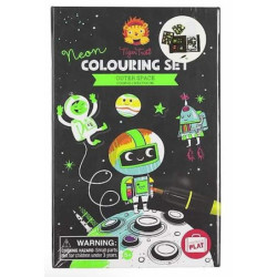 Set de coloriage - espace : chezlescanailles