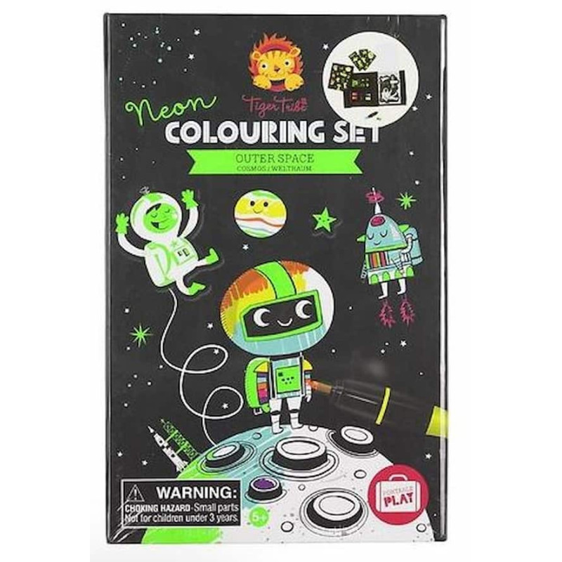 Set de coloriage - espace : chezlescanailles