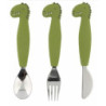 Couverts en silicone trio - Mr Dino : chezlescanailles