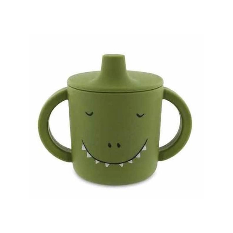 Tasse dapprentissage en silicone - Mr Dino : chezlescanailles