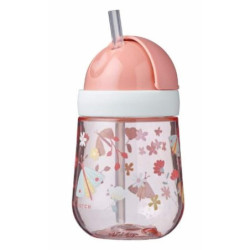 Tasse d\'apprentissage paille - Flowers et Butterflies : chezlescanailles