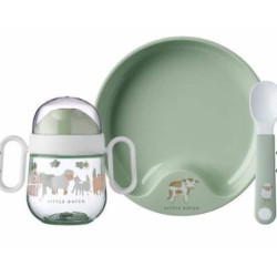 Coffret repas 3pcs - Little Farm : chezlescanailles