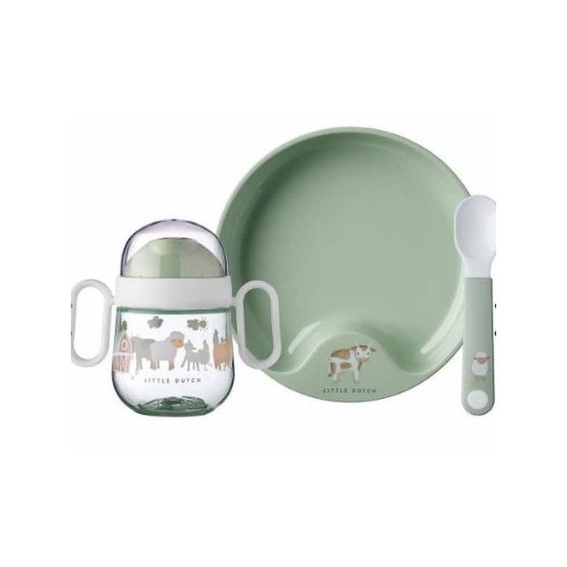 Coffret repas 3pcs - Little Farm : chezlescanailles