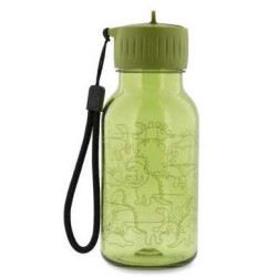 Gourde 350 ml transparente Dino - Trixie : chezlescanailles