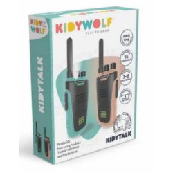 Talkie Walkie Enfant Nude et Vert - Kydiwolf : chezlescanailles