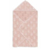 Cape de bain rose Miffy jacquard rose : chezlescanailles
