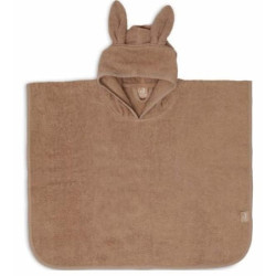 Poncho de  bain éponge biscuit  - one size : chezlescanailles