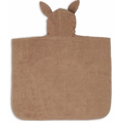 Poncho de  bain éponge biscuit  - one size : chezlescanailles