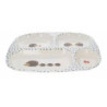 Assiette compartiments herisson : chezlescanailles