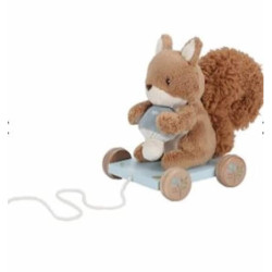 Peluche à tirer cureuil - forest friends : chezlescanailles