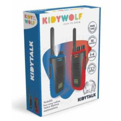 Talkie Walkie Enfant Bleu et Rouge  Kydiwolf : chezlescanailles