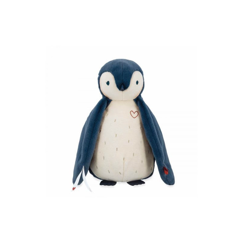 Peluche  bruit blanc - Manchot bleu 