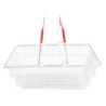 Panier de course en métal rouge-chezlescanailles