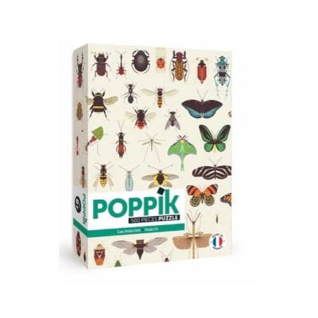 Puzzle educatif 500pcs - insectes-chezlescanailles