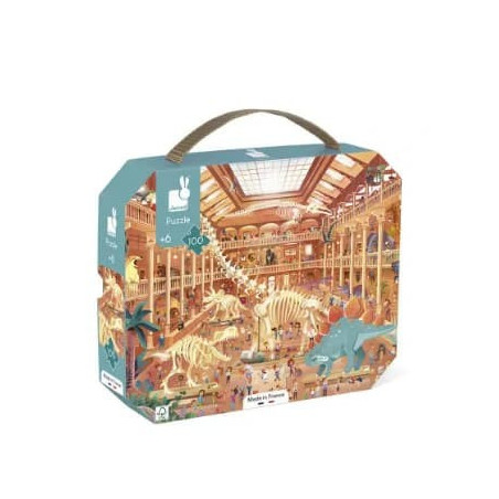 Puzzle Musee Histoire Naturelle 100 pieces-chezlescanailles