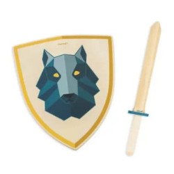 Set Bouclier et Epee du Chevalier Loup-chezlescanailles