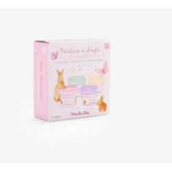 Peinture  doigts pastel - les rosalies - chezlescanailles