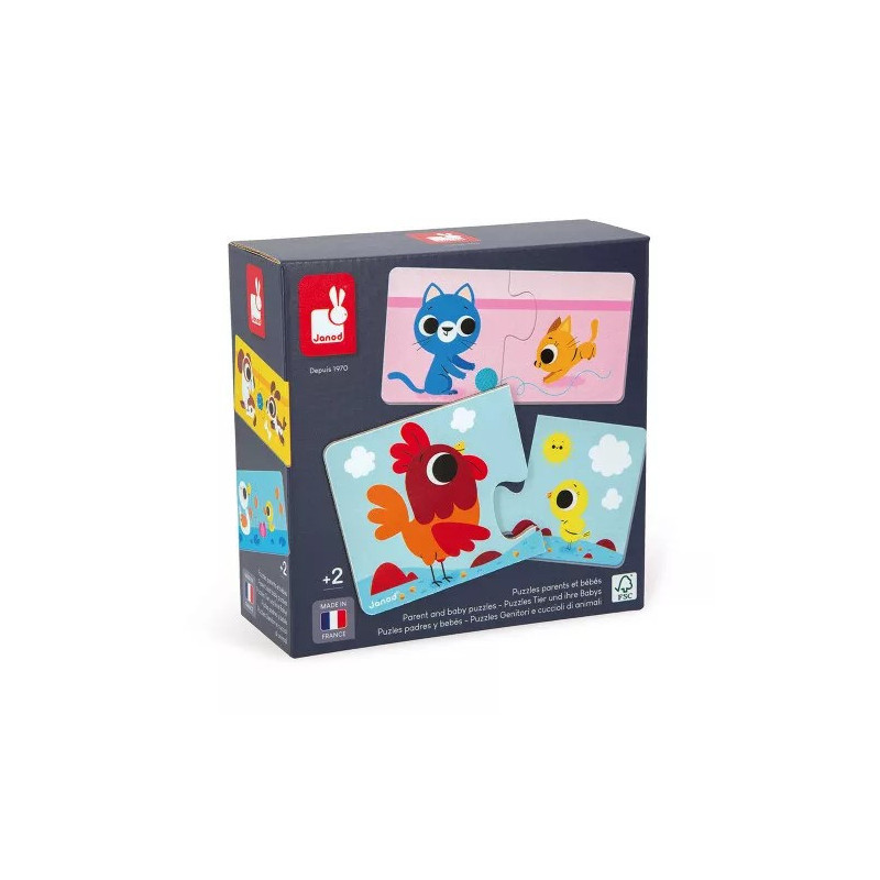 Bienvenue dans le monde fascinant de la ferme et de ses habitants ! Avec ce lot de 12 puzzles éducatifs parents/enfants, les pet