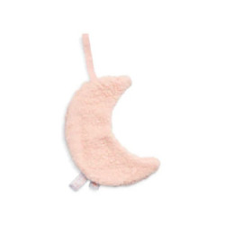 Doudou attache sucette Lune pale pink-chezlescanailles