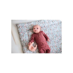 Doudou attache sucette Lune pale pink-chezlescanailles